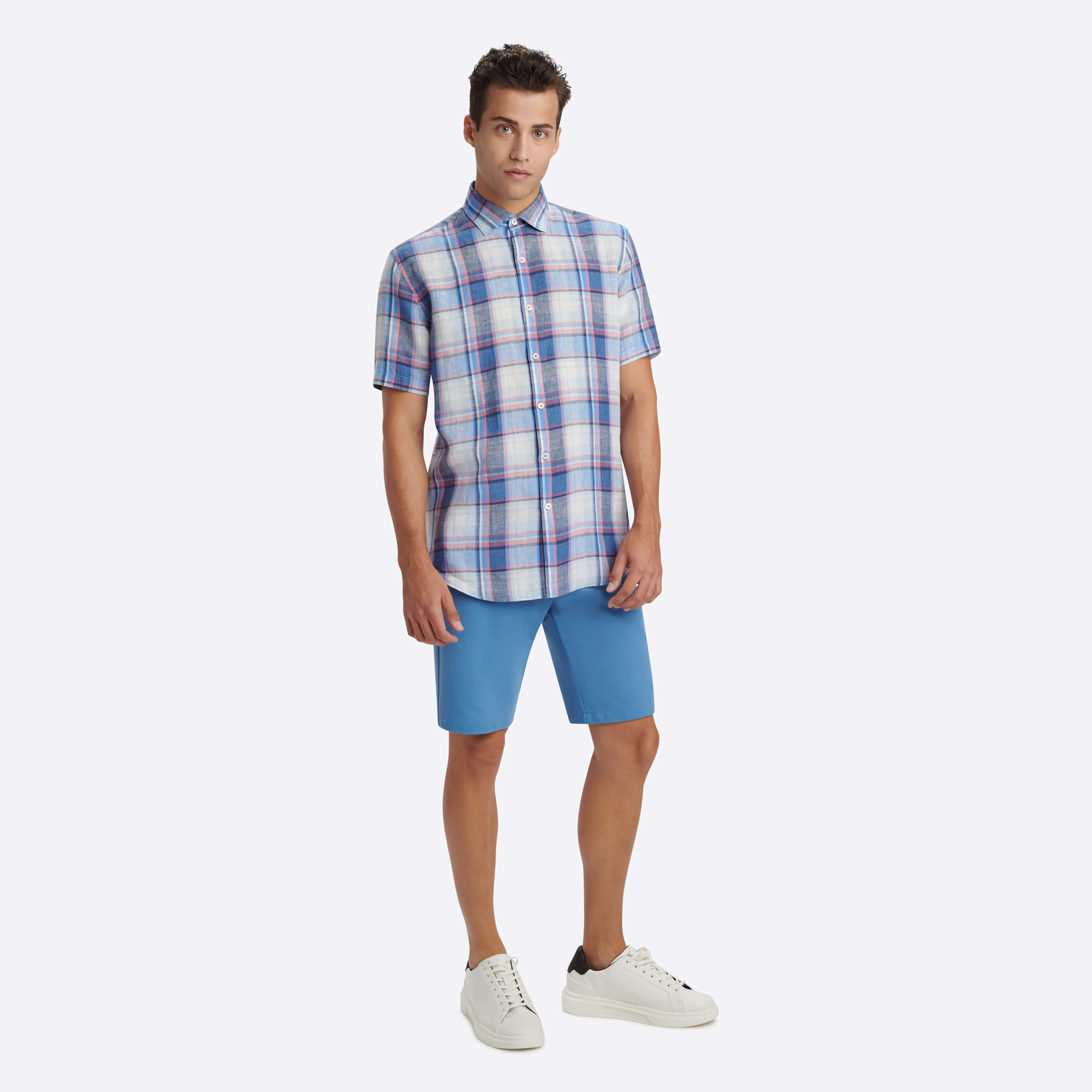 Orson Plaid Check Short Sleeve Shirt