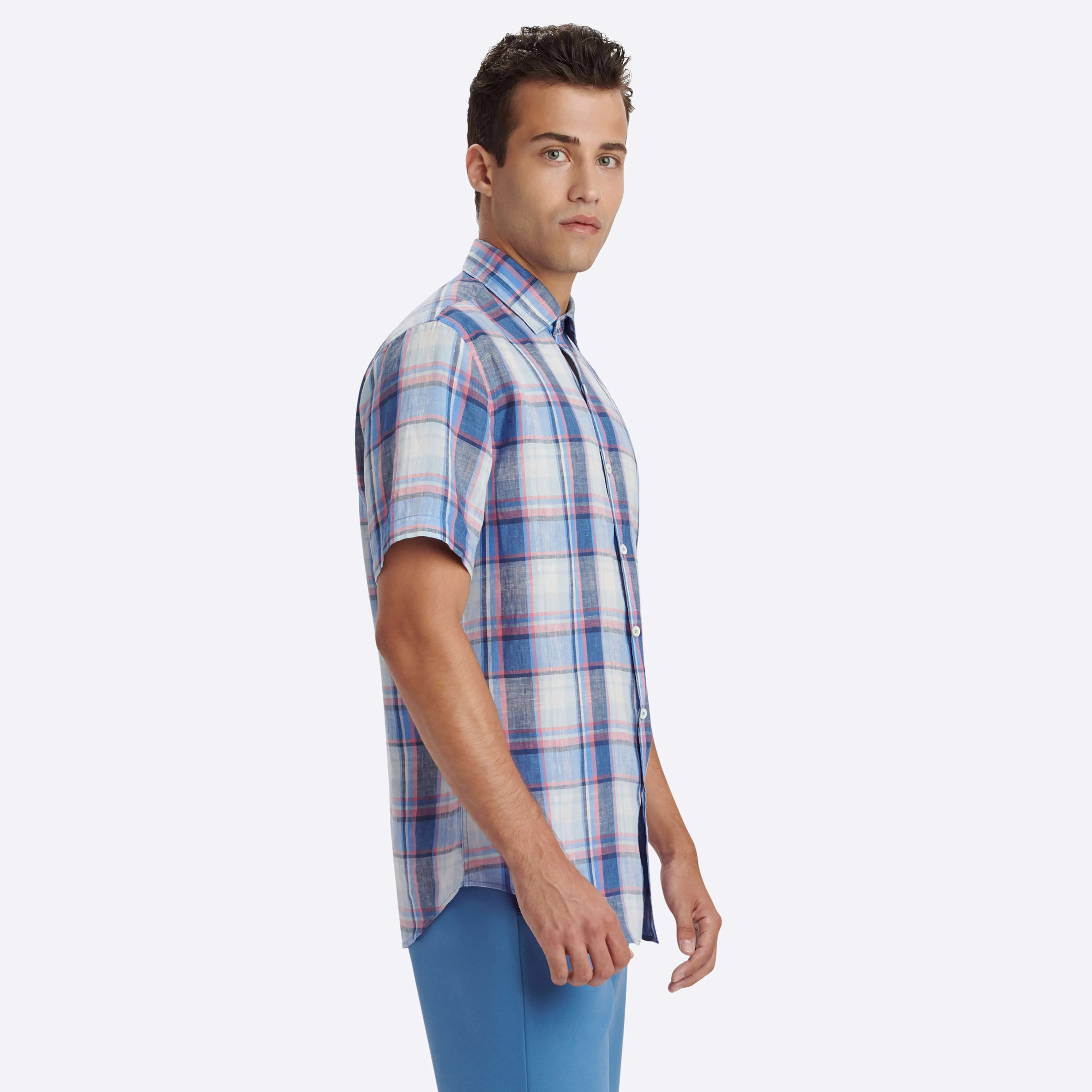 Orson Plaid Check Short Sleeve Shirt