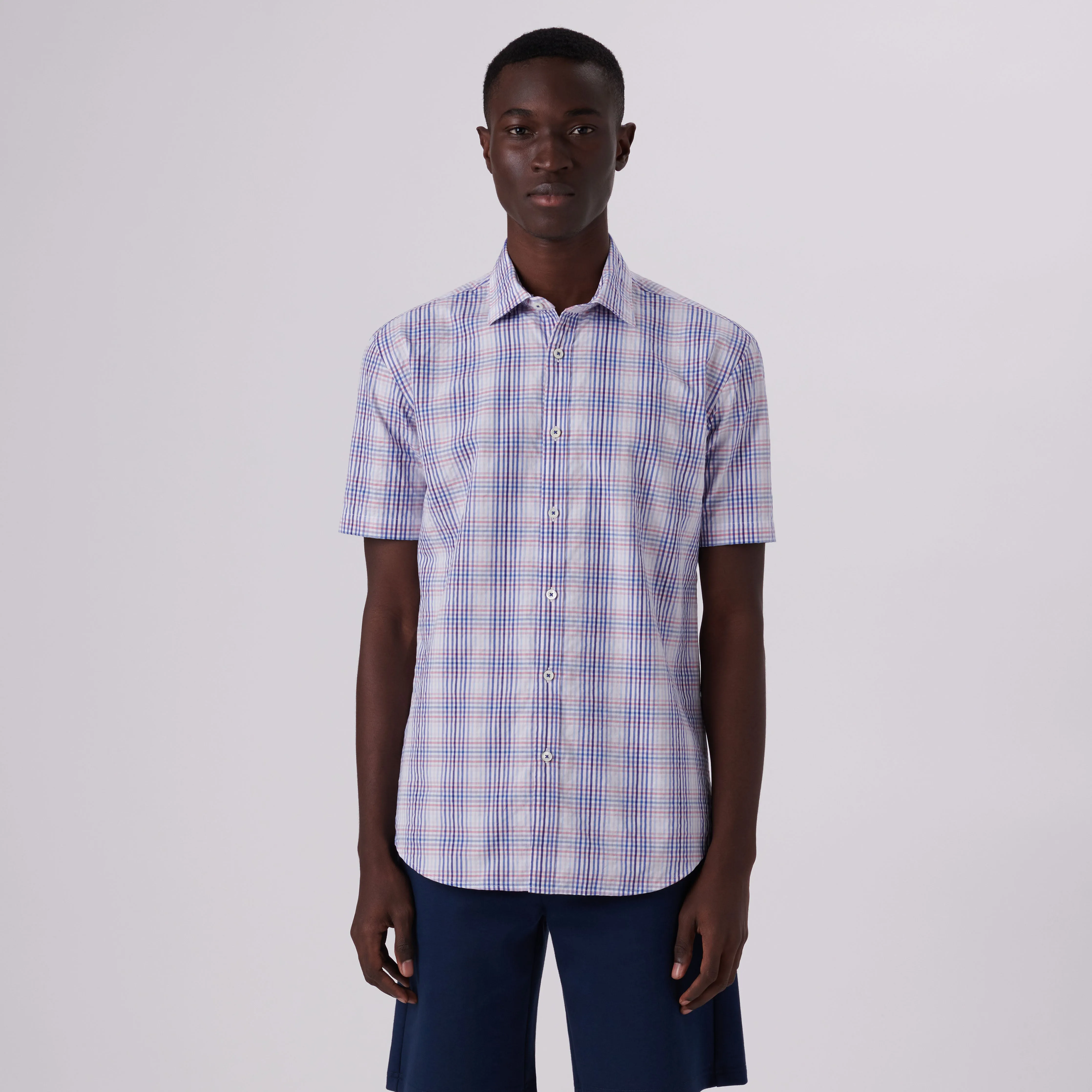 Orson Plaid Check Short Sleeve Shirt