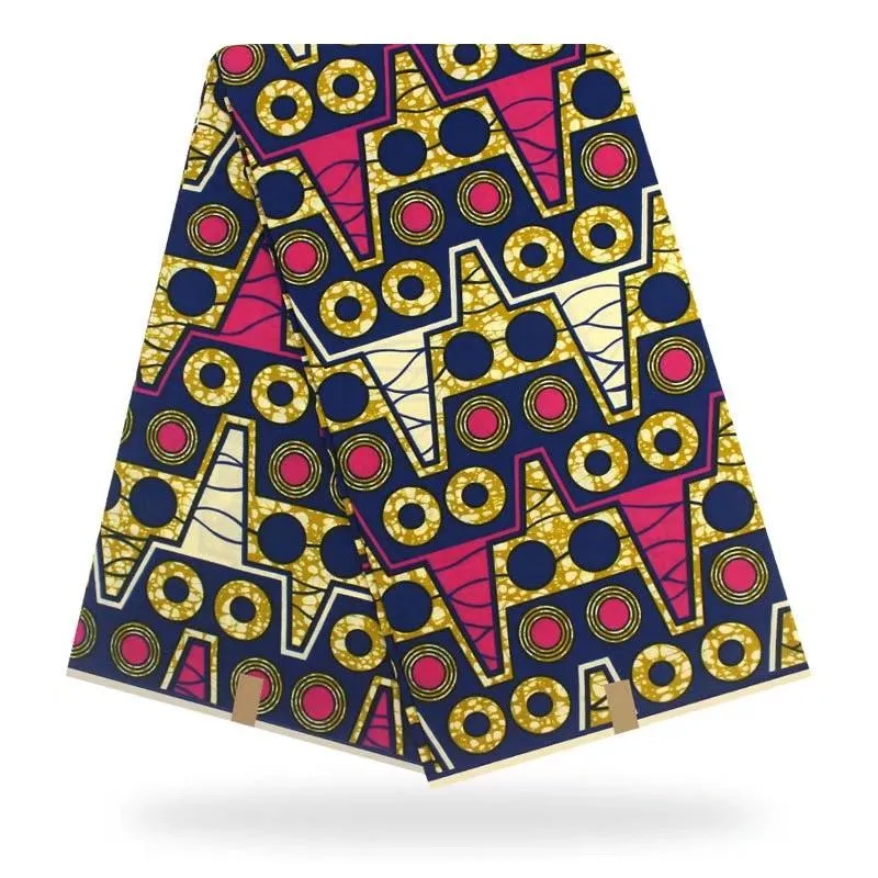 Oval Round Burgundy Traditional African Wedding Fabric 100% Cotton