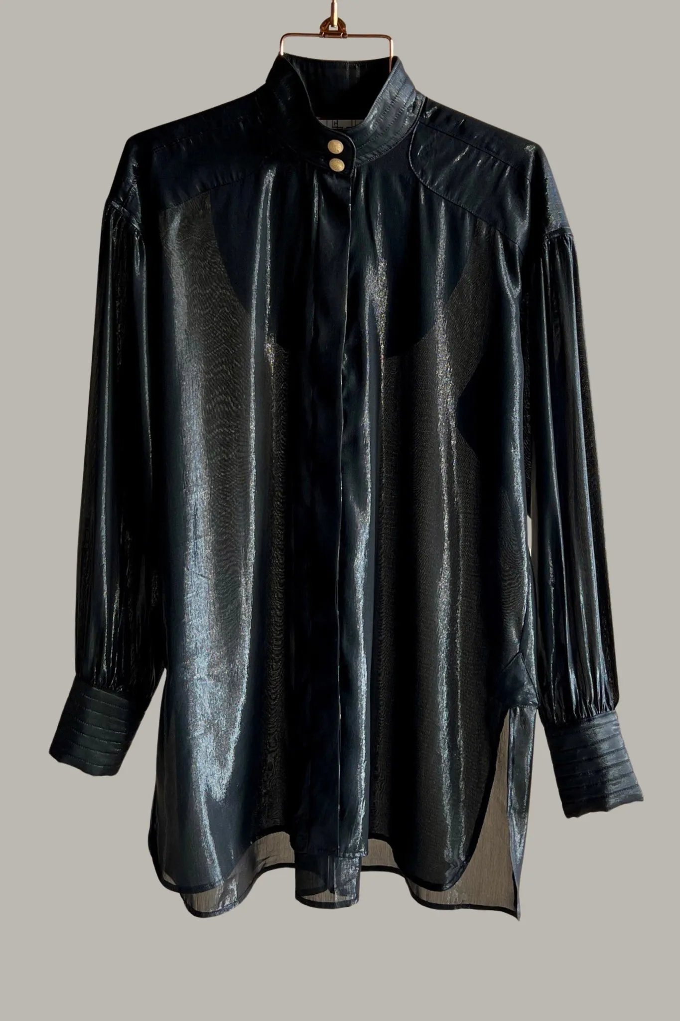 Paisano Blouse Pearl Silk Shantung {Made to Order}