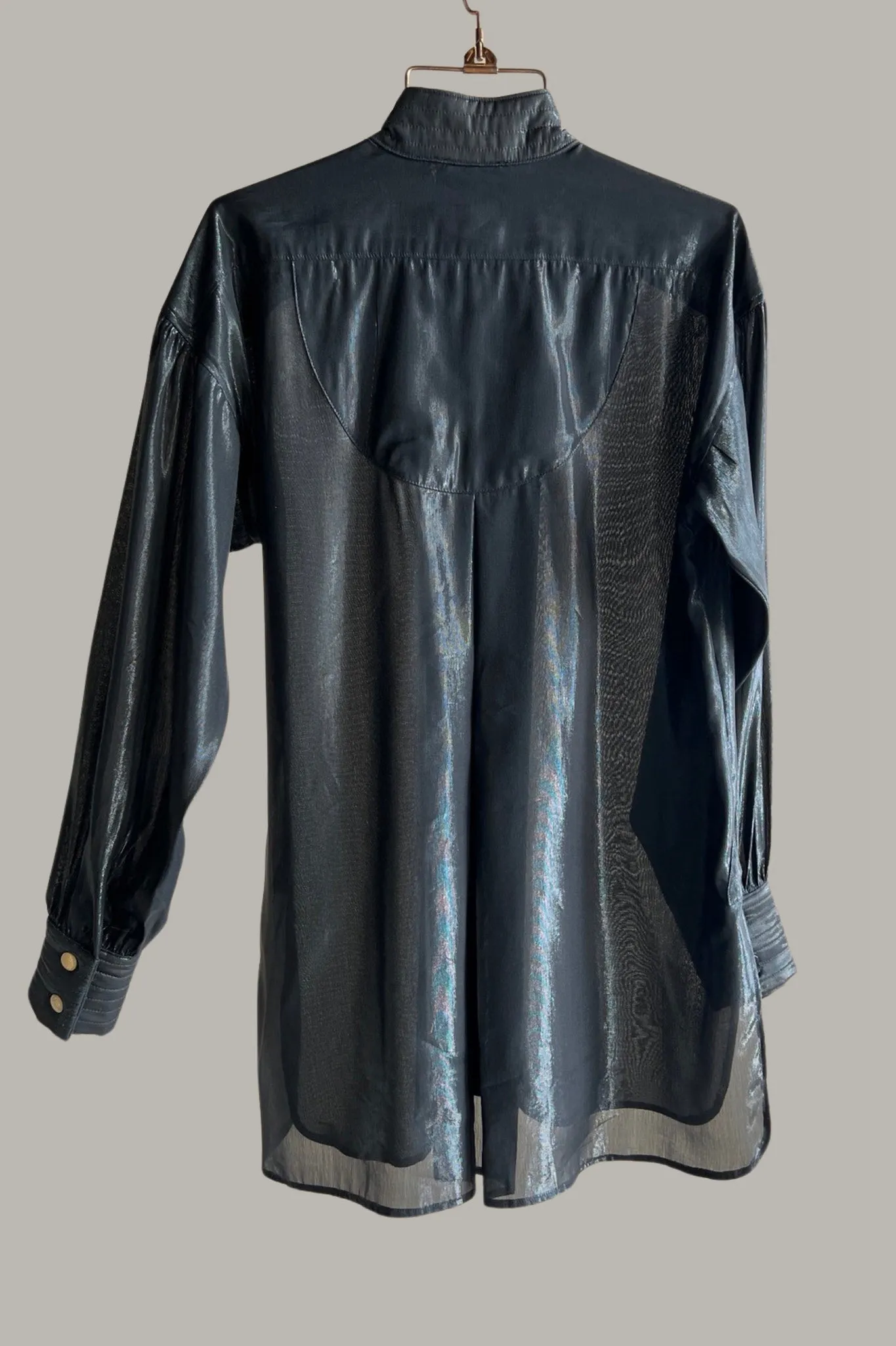 Paisano Blouse Pearl Silk Shantung {Made to Order}