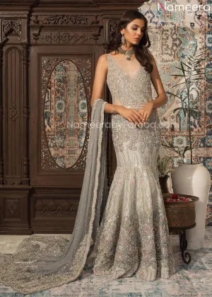 Pakistani Mermaid Lehenga Online for Bridal Wear #BN960