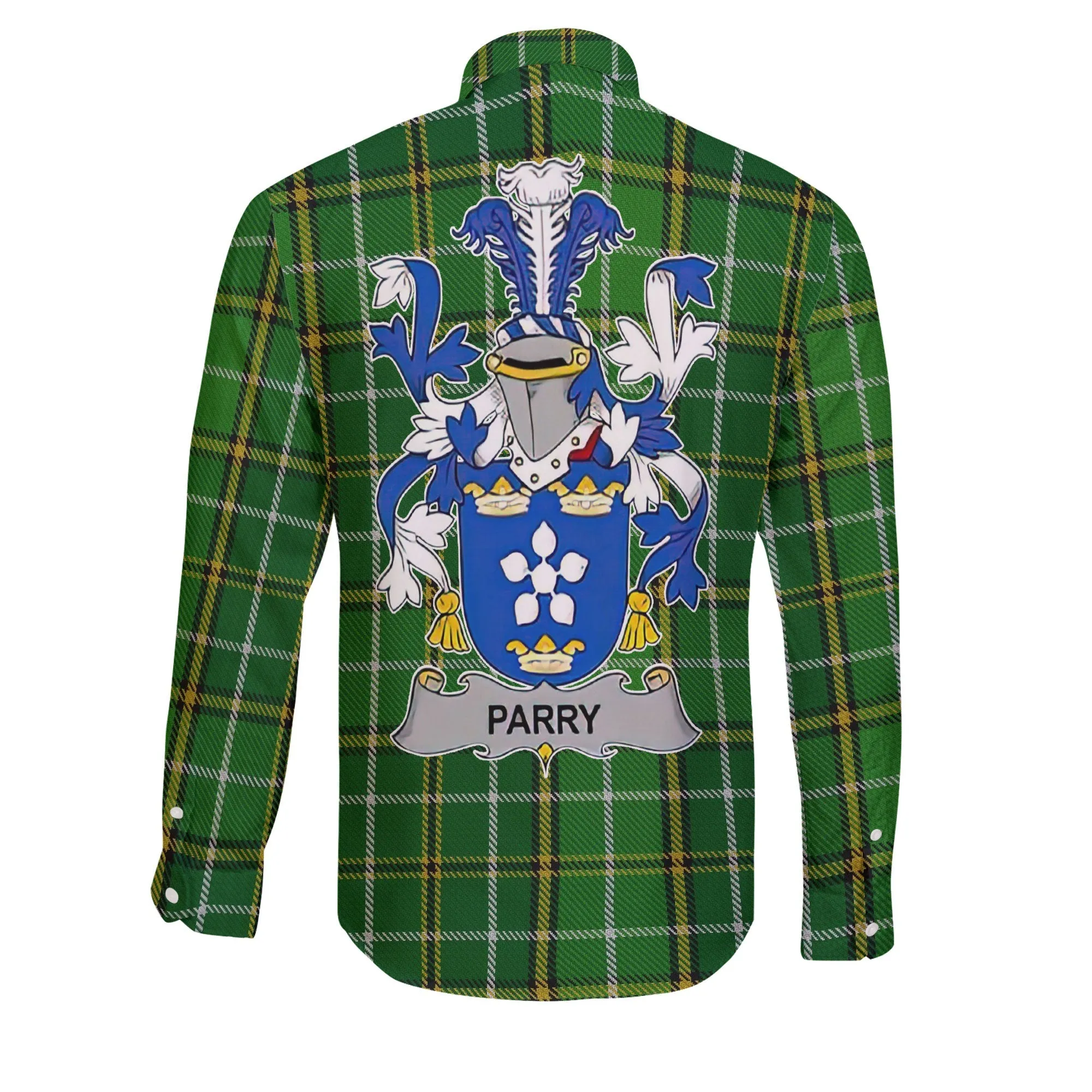 Parry Long Sleeve Button Shirts Crest And National Plaid Style