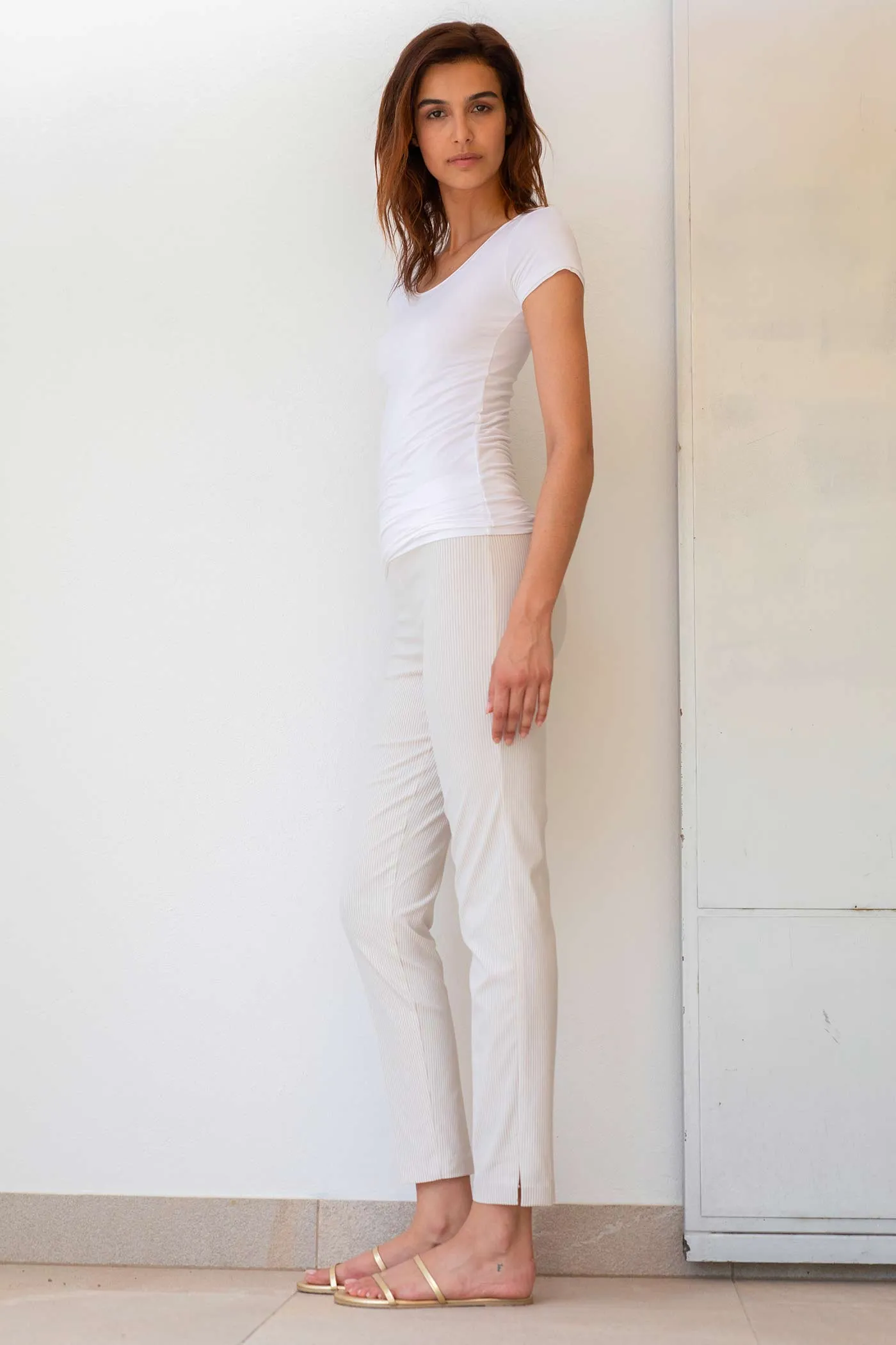 PARS Seersucker Stripes Beige