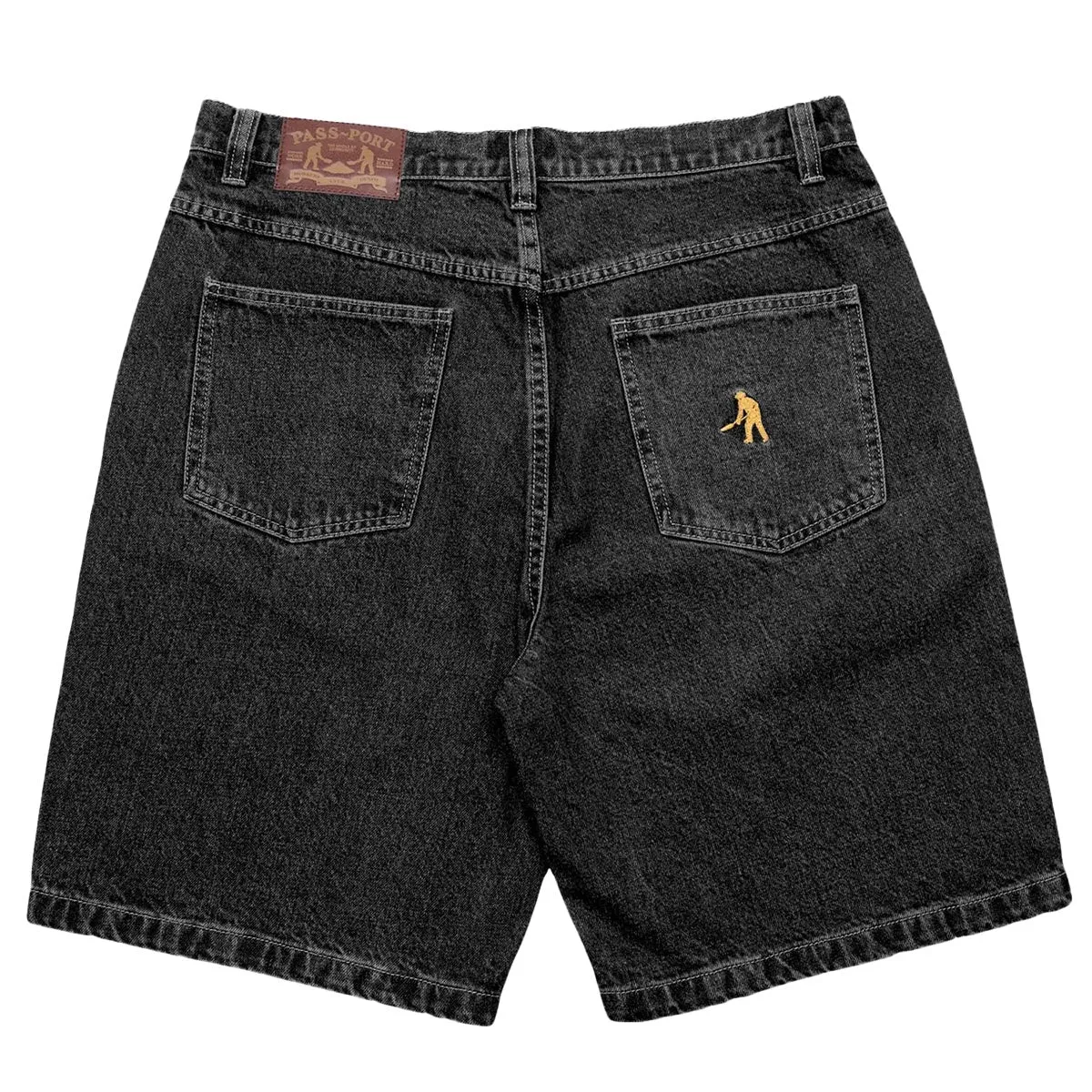 Pass~Port - Workers Club Shorts Faded Wash Black