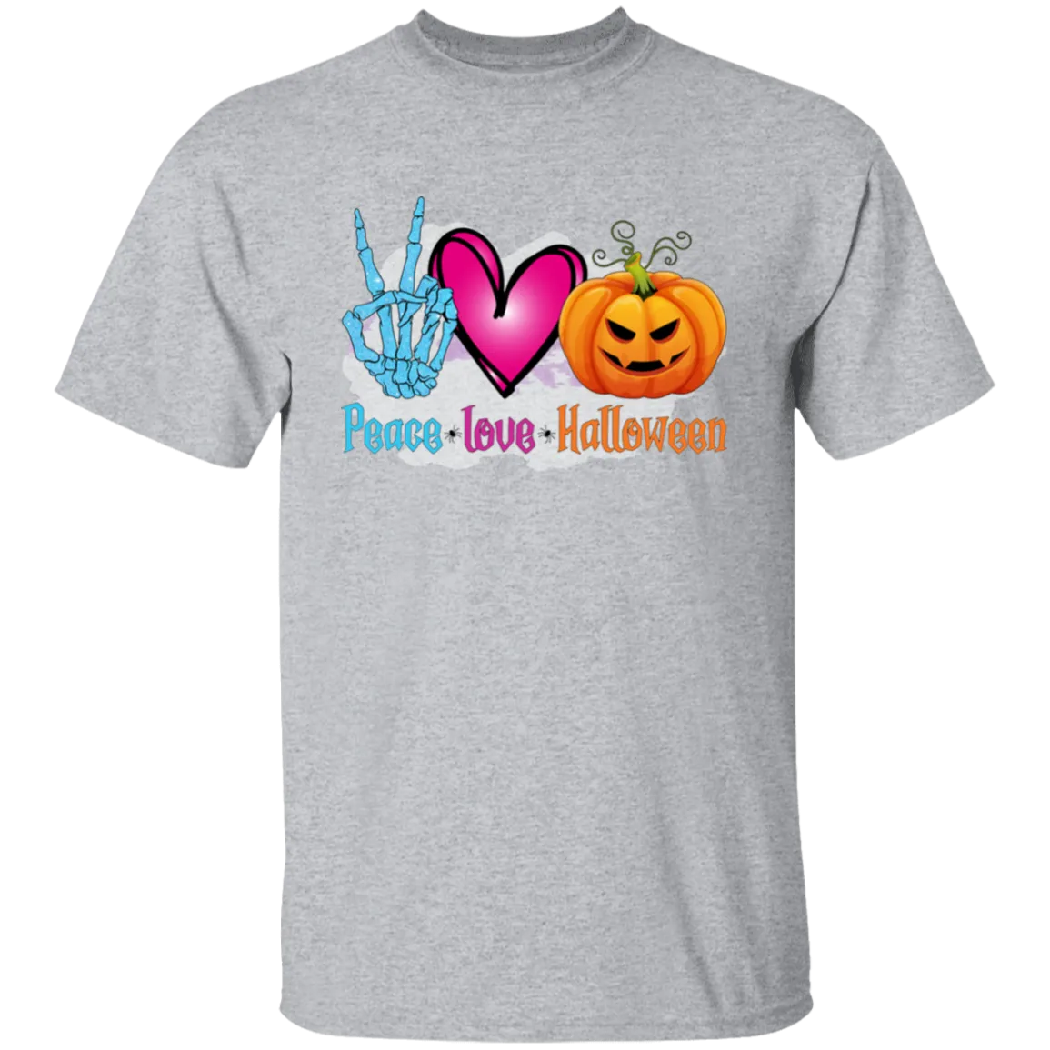 Peace Love Halloween T-Shirt