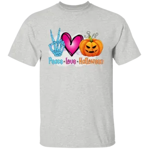 Peace Love Halloween T-Shirt