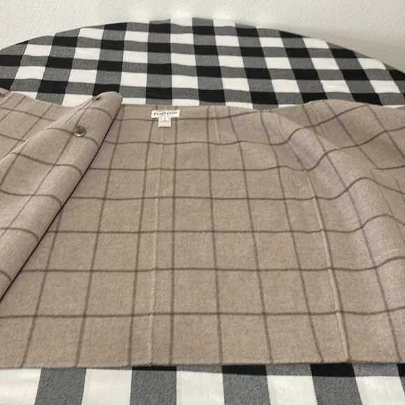 Pendleton 100% Merino Wool Plaid Skirt Women's Sz 6 Wrap Soft Thick Short Classy