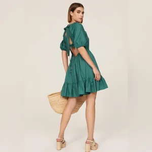 Peter Som Collective Green Puff Sleeve Dress size 4