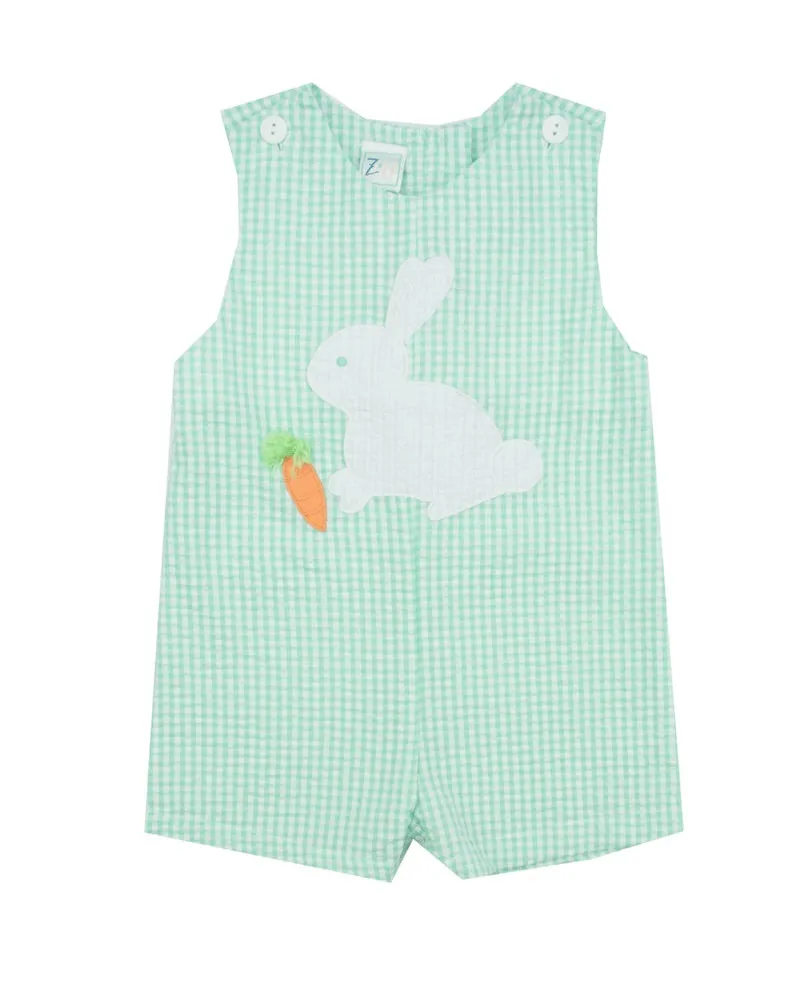 Petit Ami Seersucker Bunny Short Set