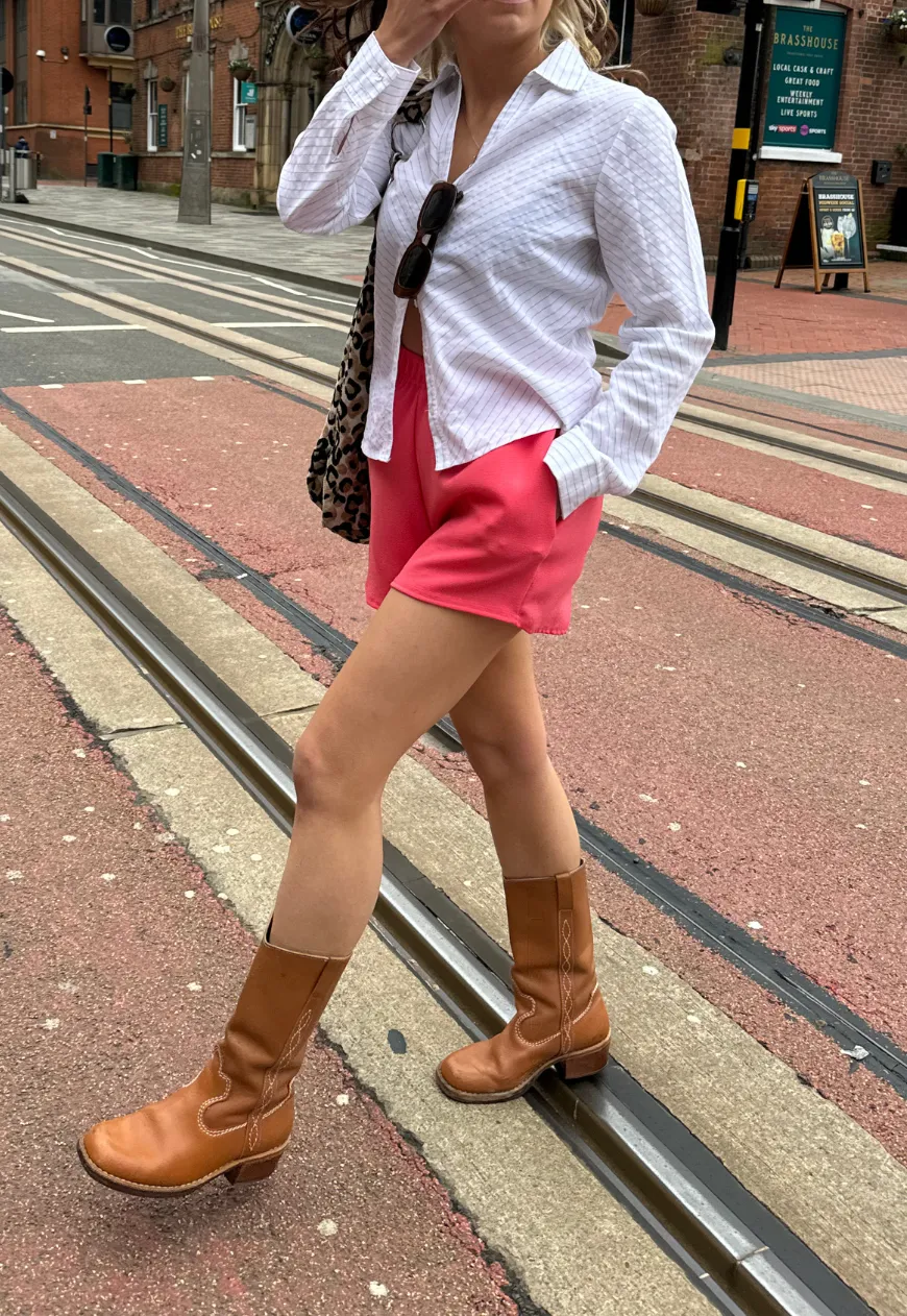 PINK BOXER SHORTS