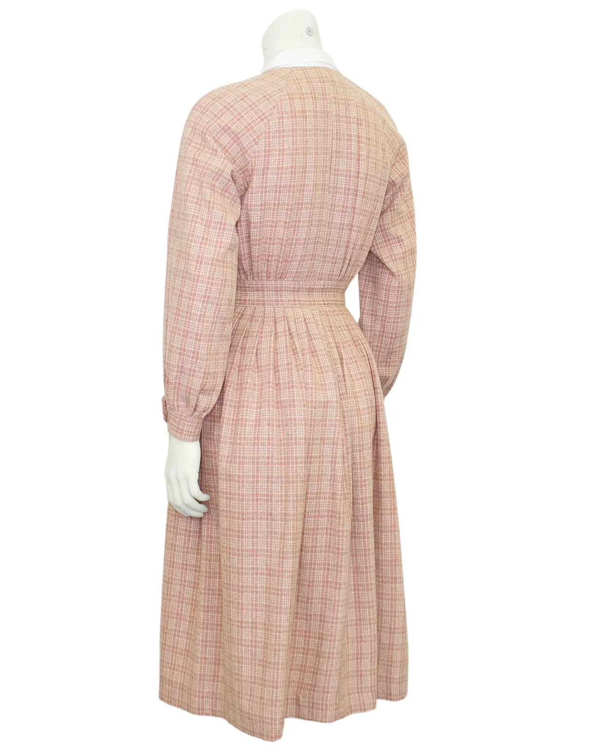 Pink Fiorucci Wool Shirtdress circa 1972