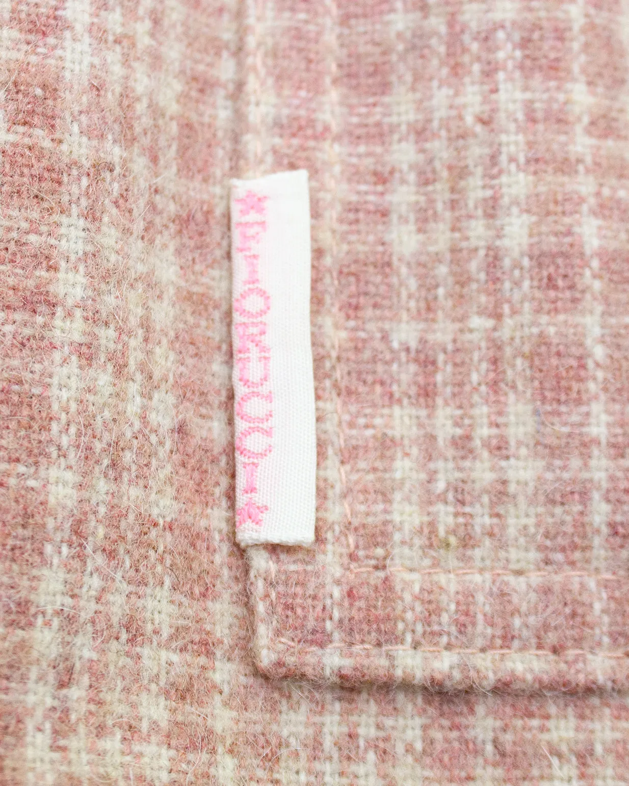 Pink Fiorucci Wool Shirtdress circa 1972