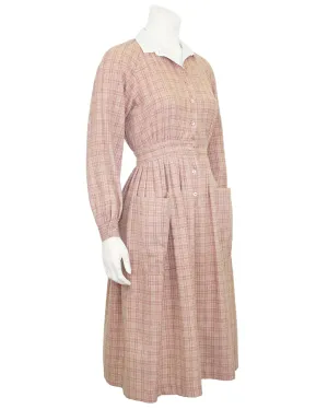 Pink Fiorucci Wool Shirtdress circa 1972
