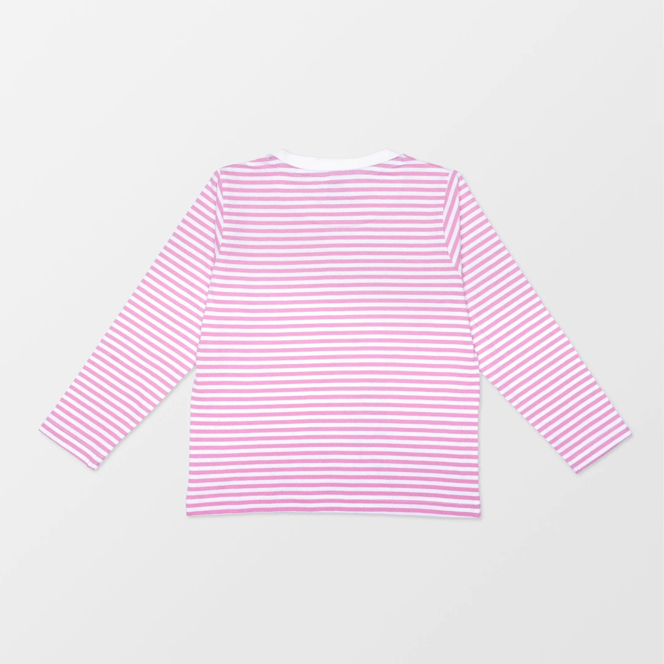 Pink Stripe Print Top