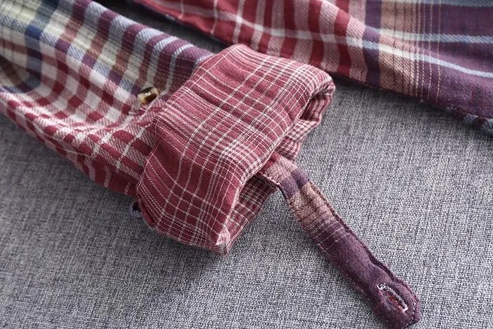 Plaid European Style Shirt