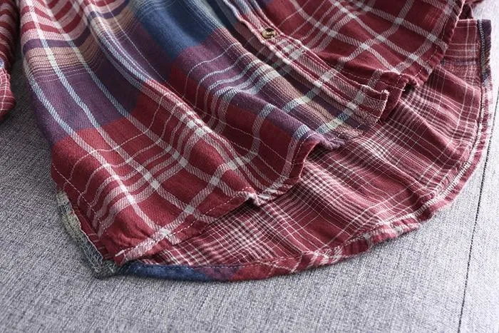 Plaid European Style Shirt