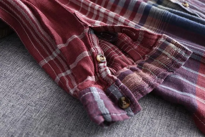 Plaid European Style Shirt