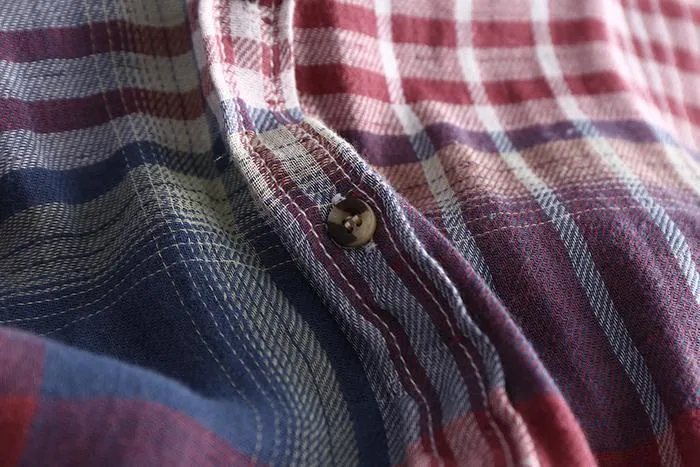 Plaid European Style Shirt