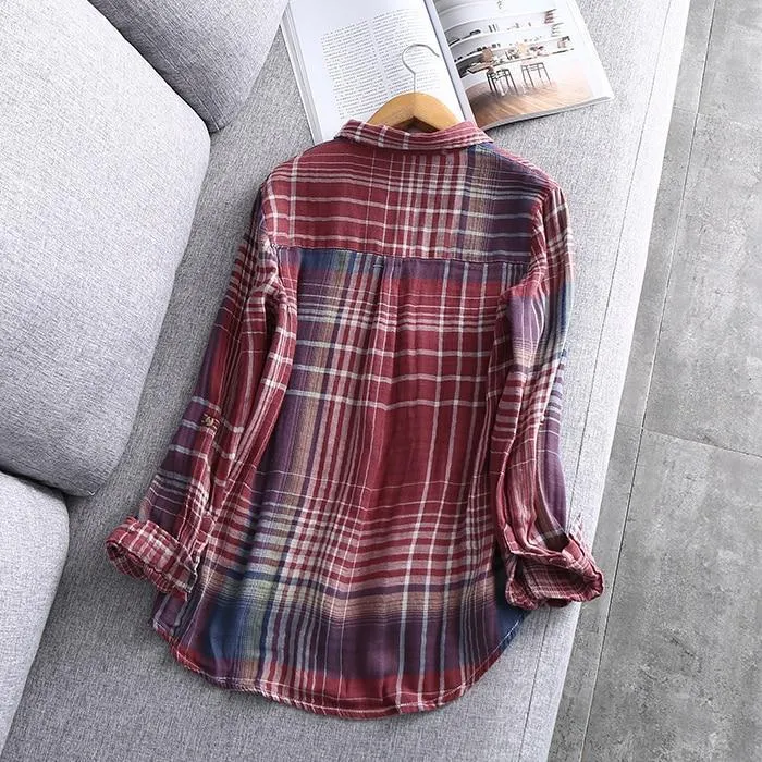 Plaid European Style Shirt