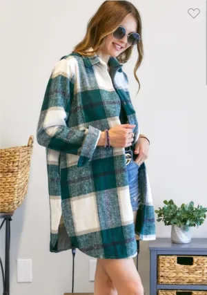 Plaid Flannel Shacket