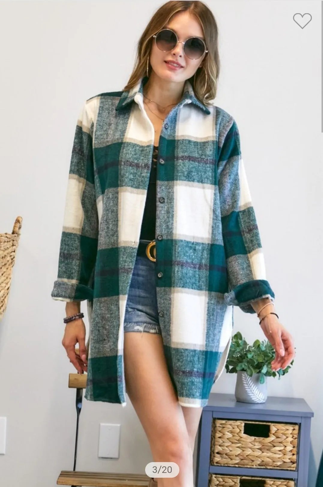 Plaid Flannel Shacket