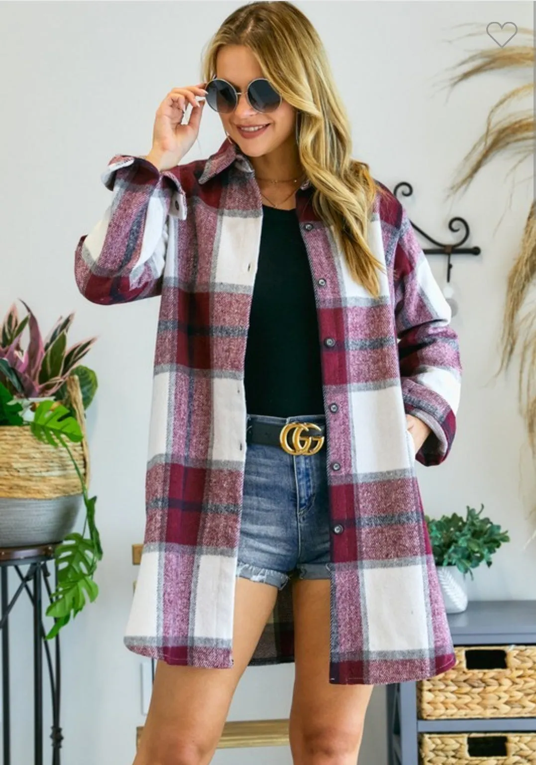 Plaid Flannel Shacket