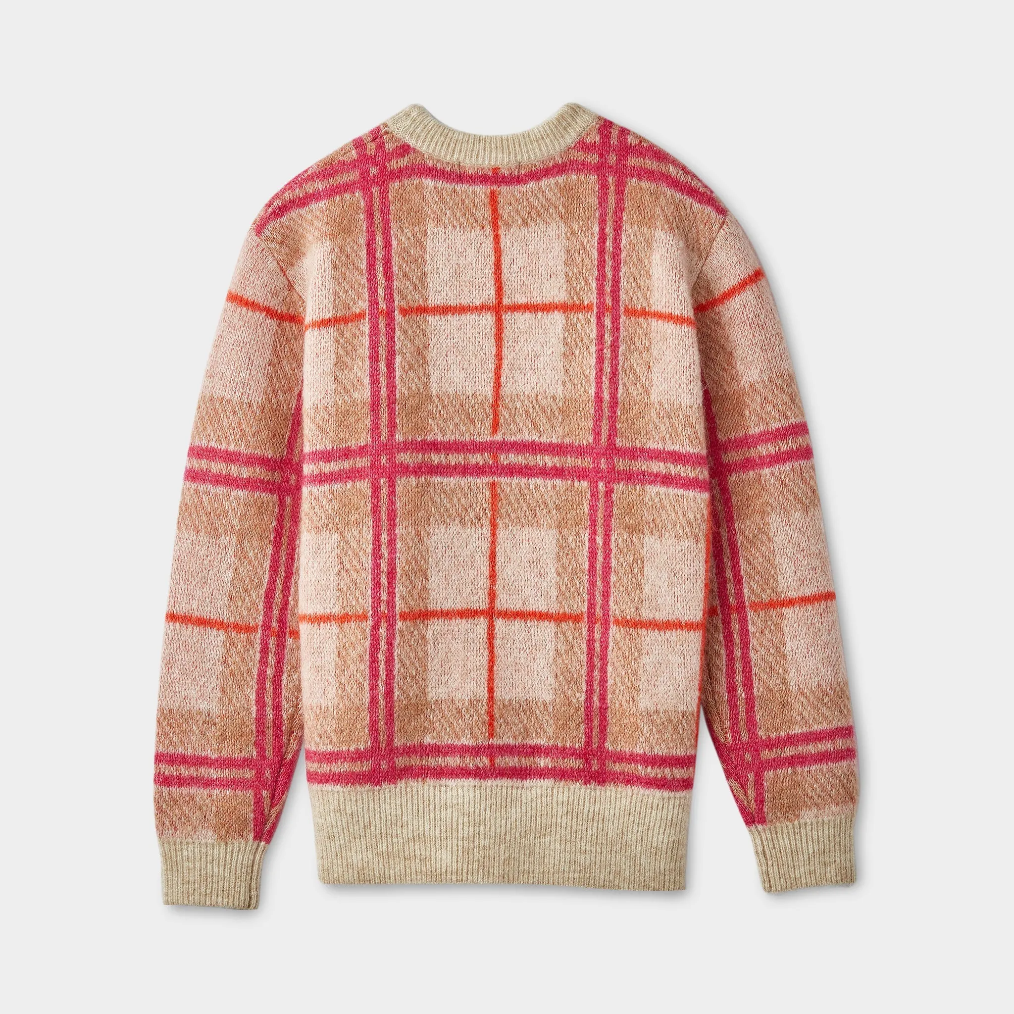 Plaid Mohair Sweater