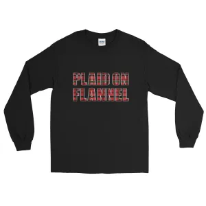 Plaid On Flannel Long Sleeve Shirt
