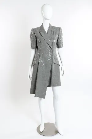 Plaid Sequin Dress