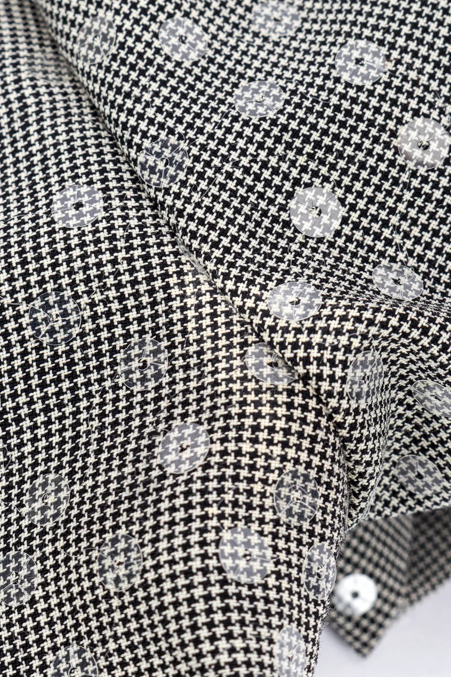 Plaid Sequin Dress