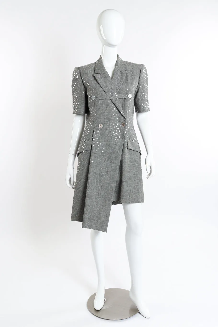 Plaid Sequin Dress