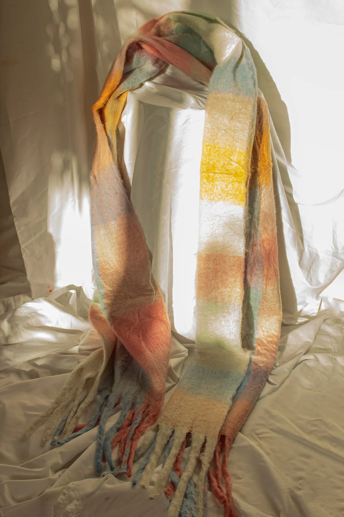 Plaid Warm Wrap Scarf