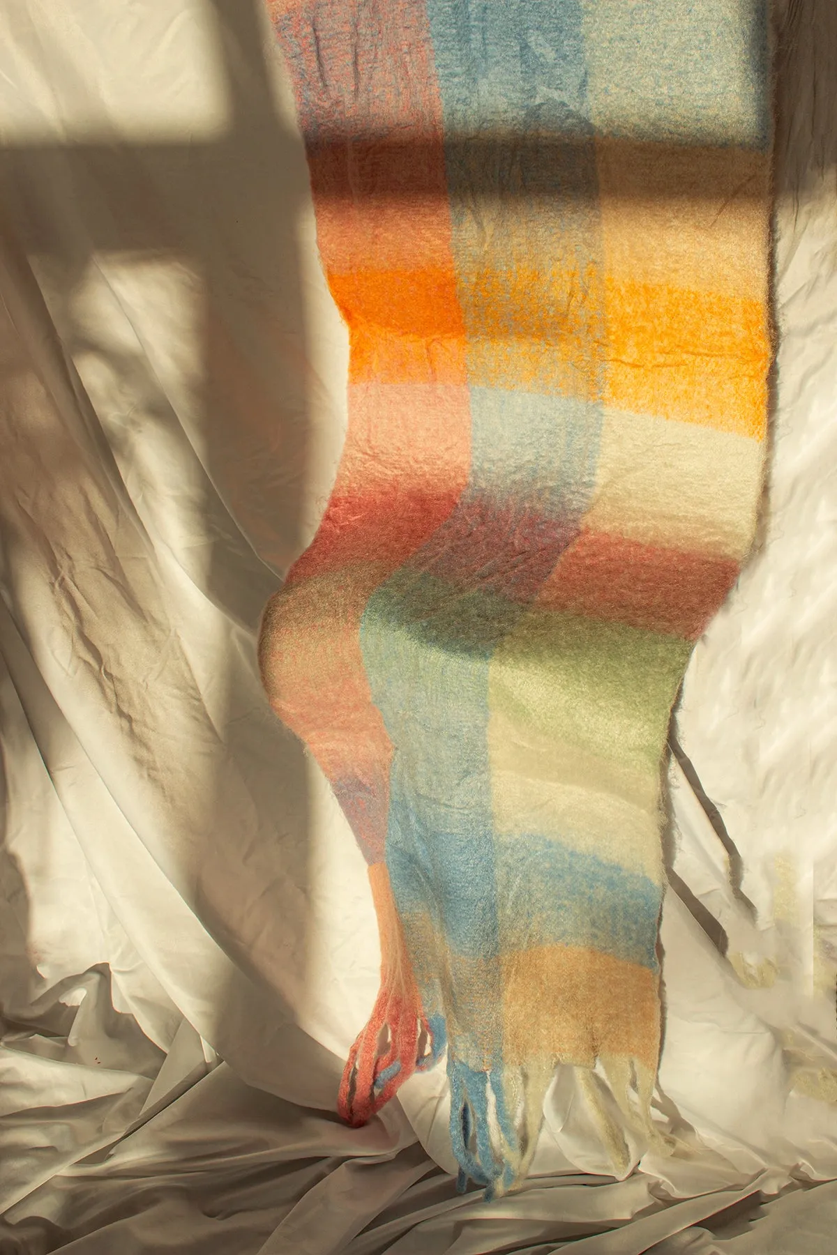 Plaid Warm Wrap Scarf