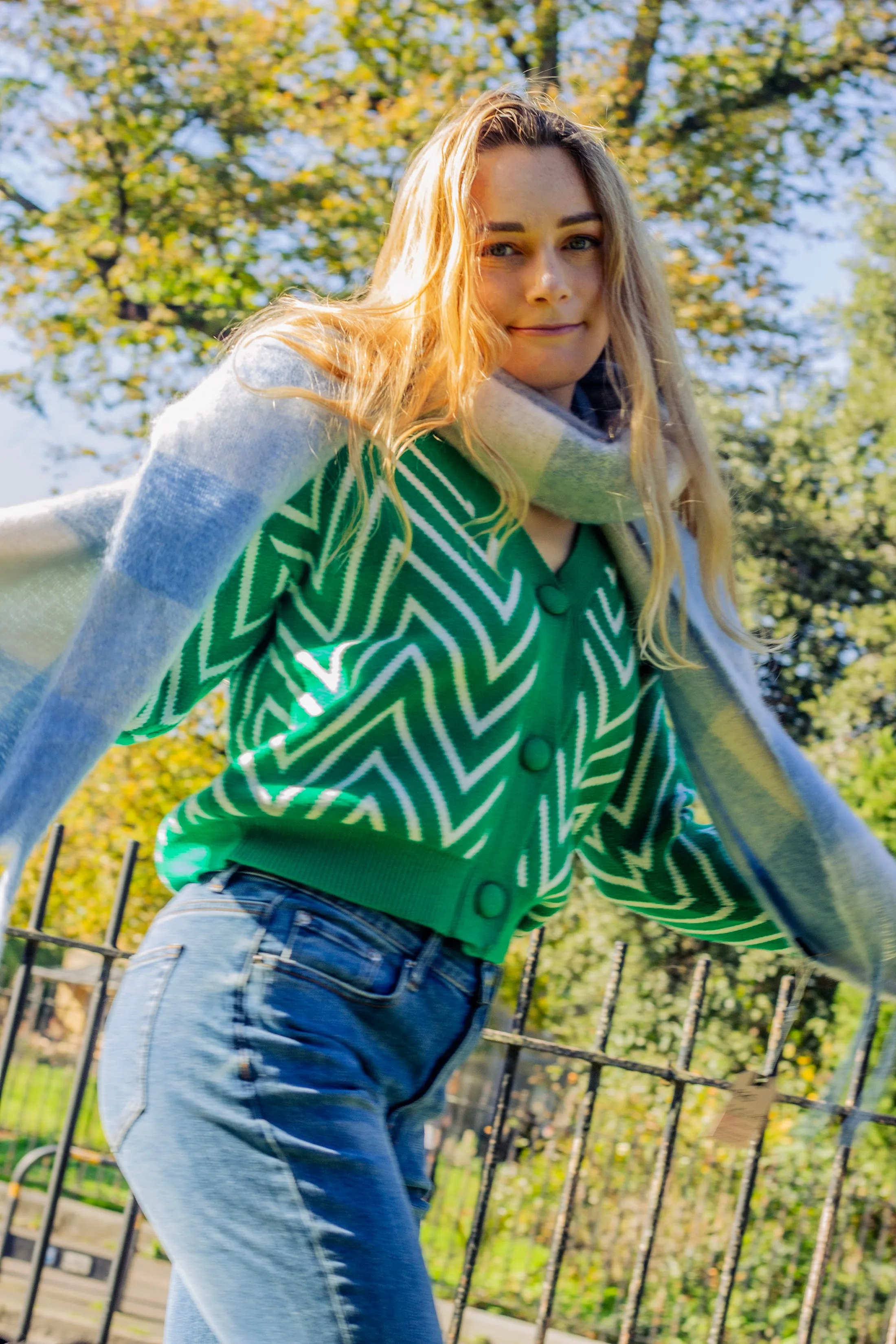 Plaid Warm Wrap Scarf