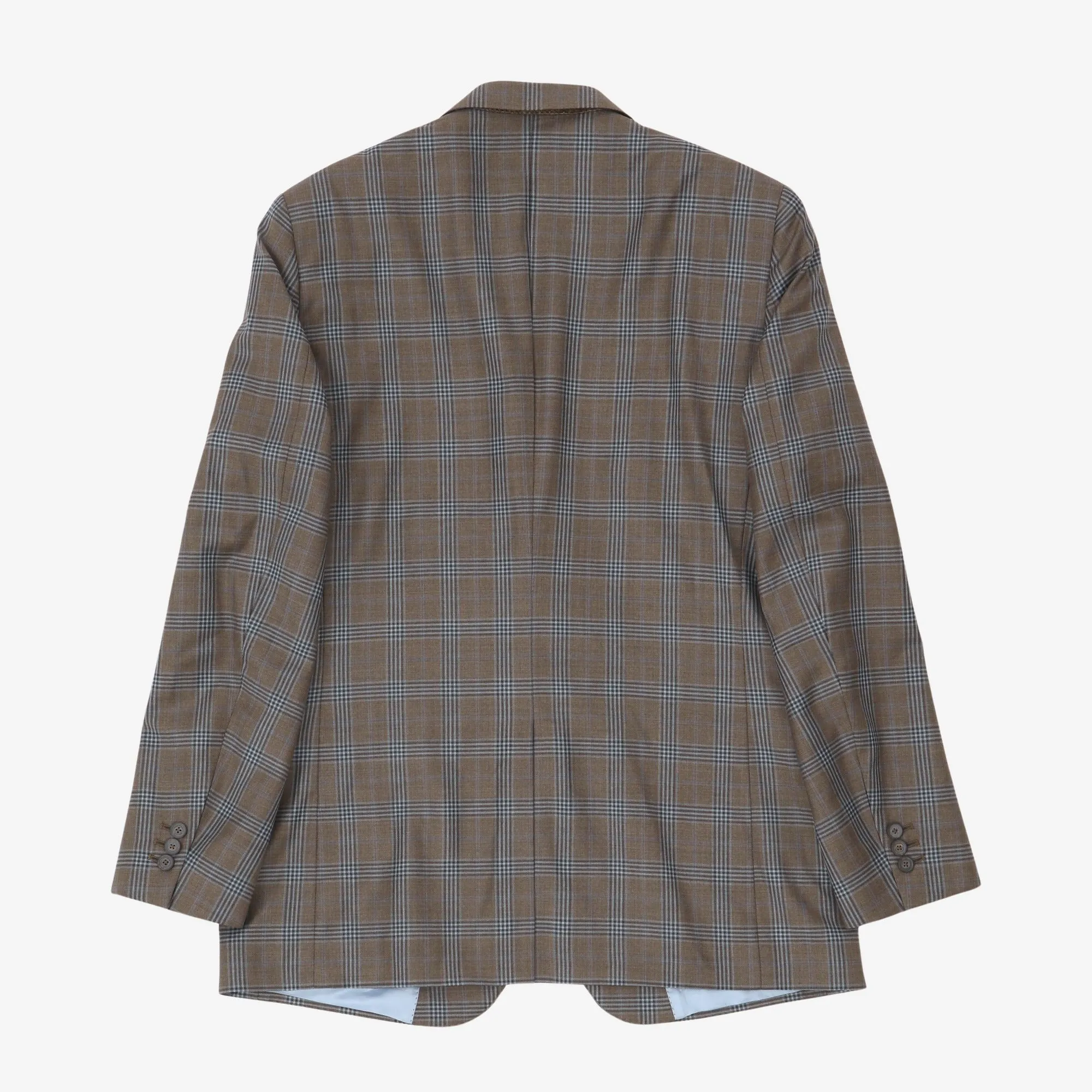 Plaid Wool Blazer