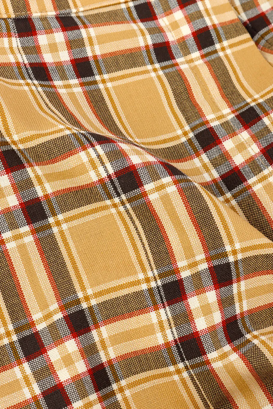 Plaid Wool Pant