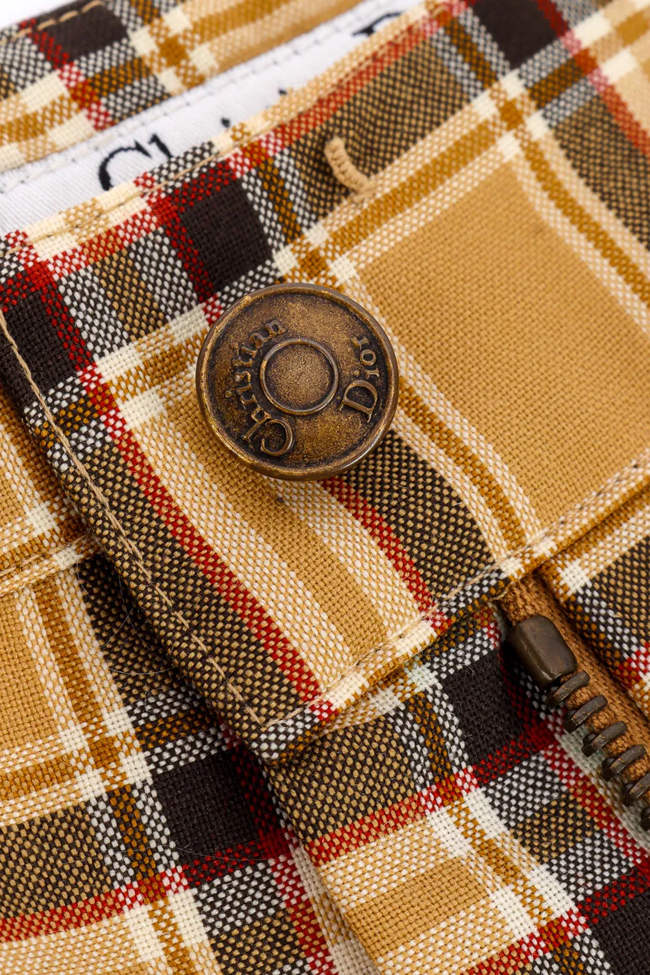 Plaid Wool Pant