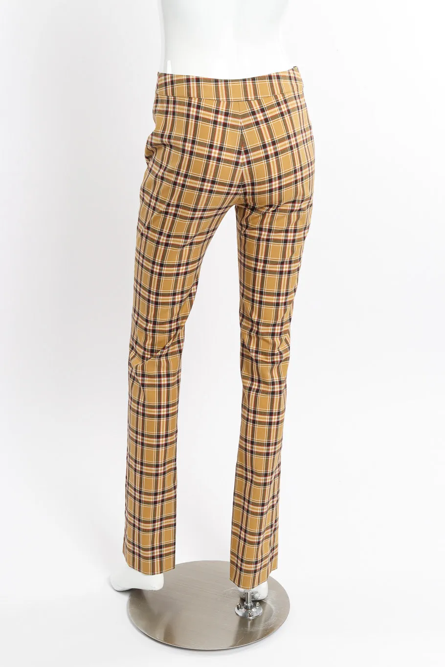 Plaid Wool Pant