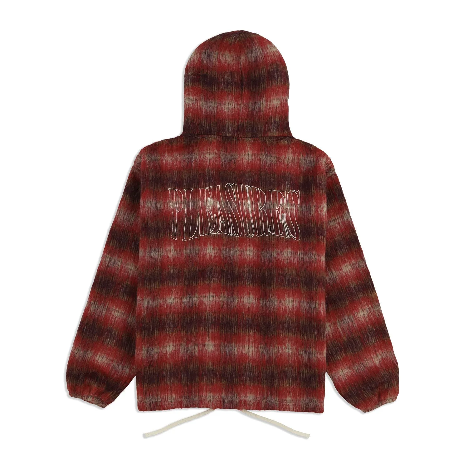 Pleasures Men Nameless Poncho Hoodie Red