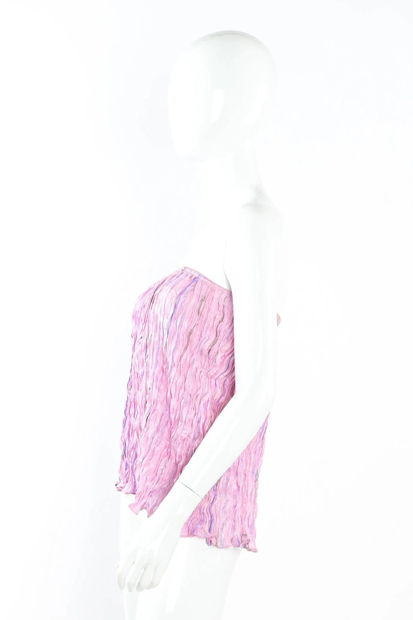 Pleated Mirage Top & Skirt Set