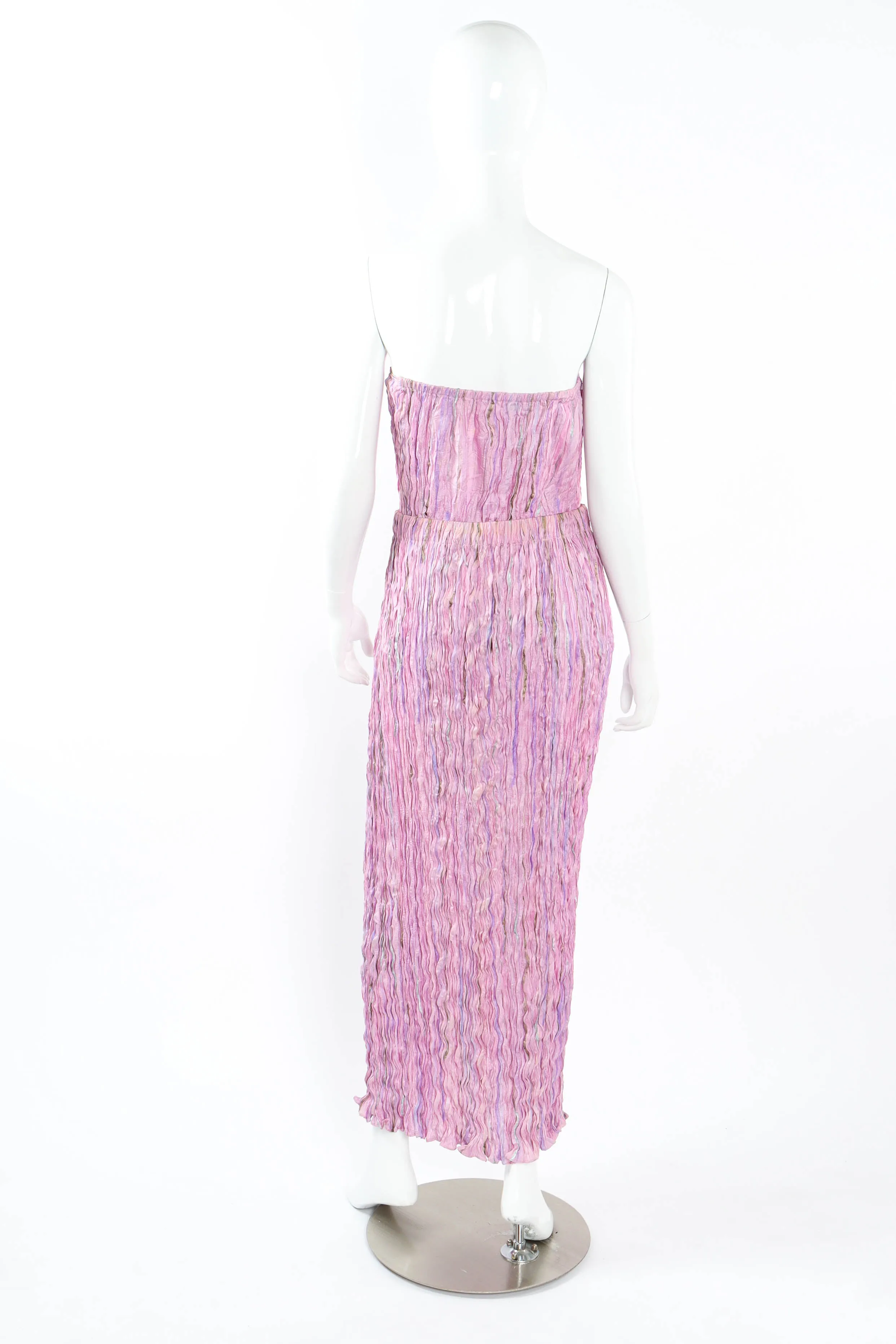 Pleated Mirage Top & Skirt Set