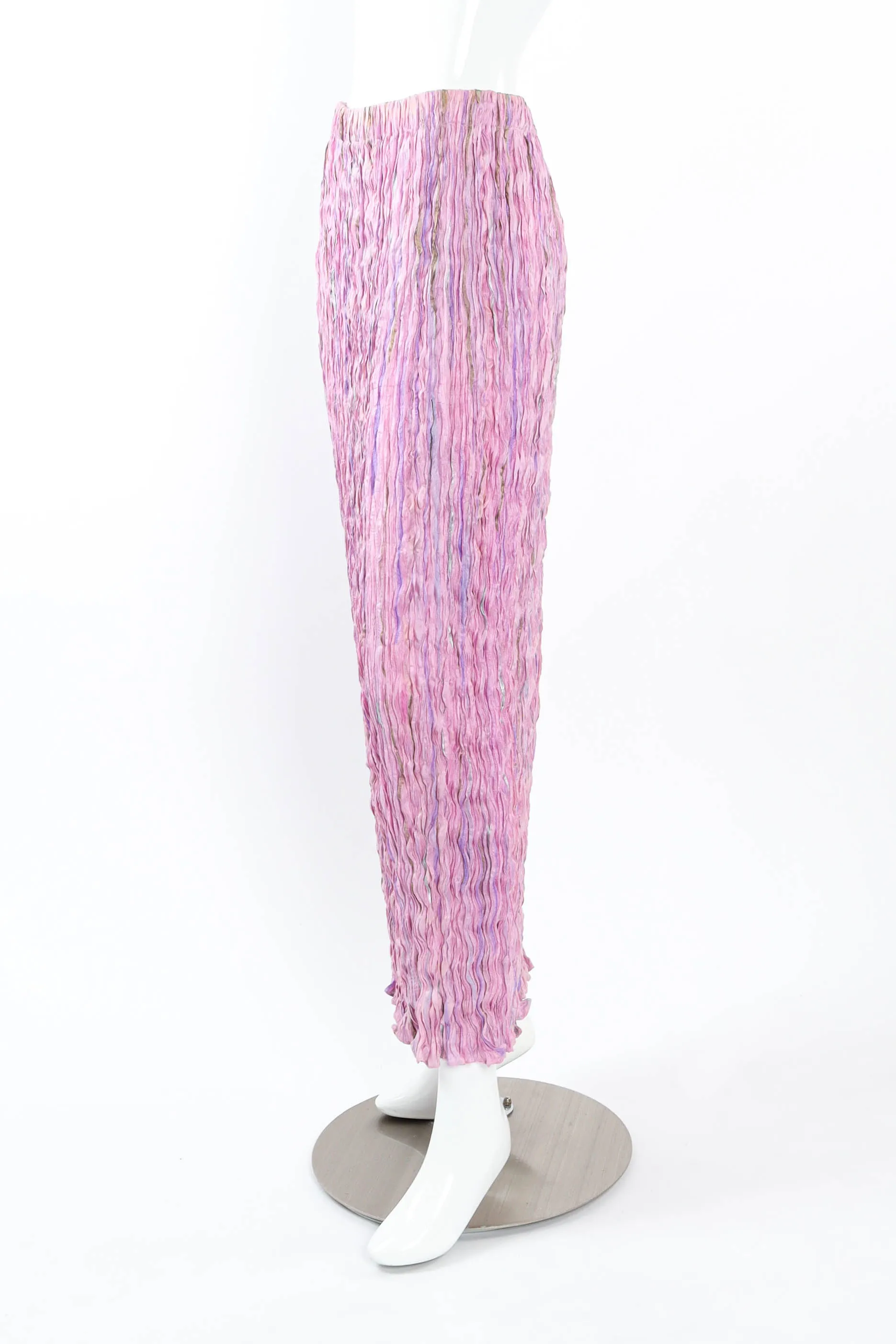 Pleated Mirage Top & Skirt Set