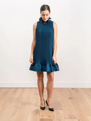 pleated short dress