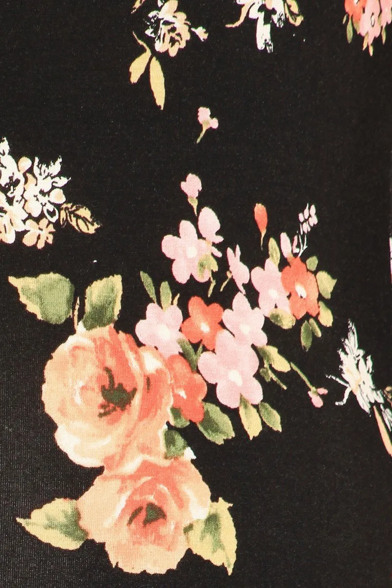 Plus Size Off Shoulder Floral Summer Dress [SALE]