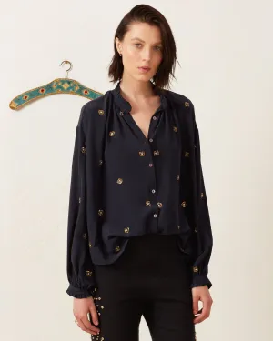 Poet Casino Night Blouse