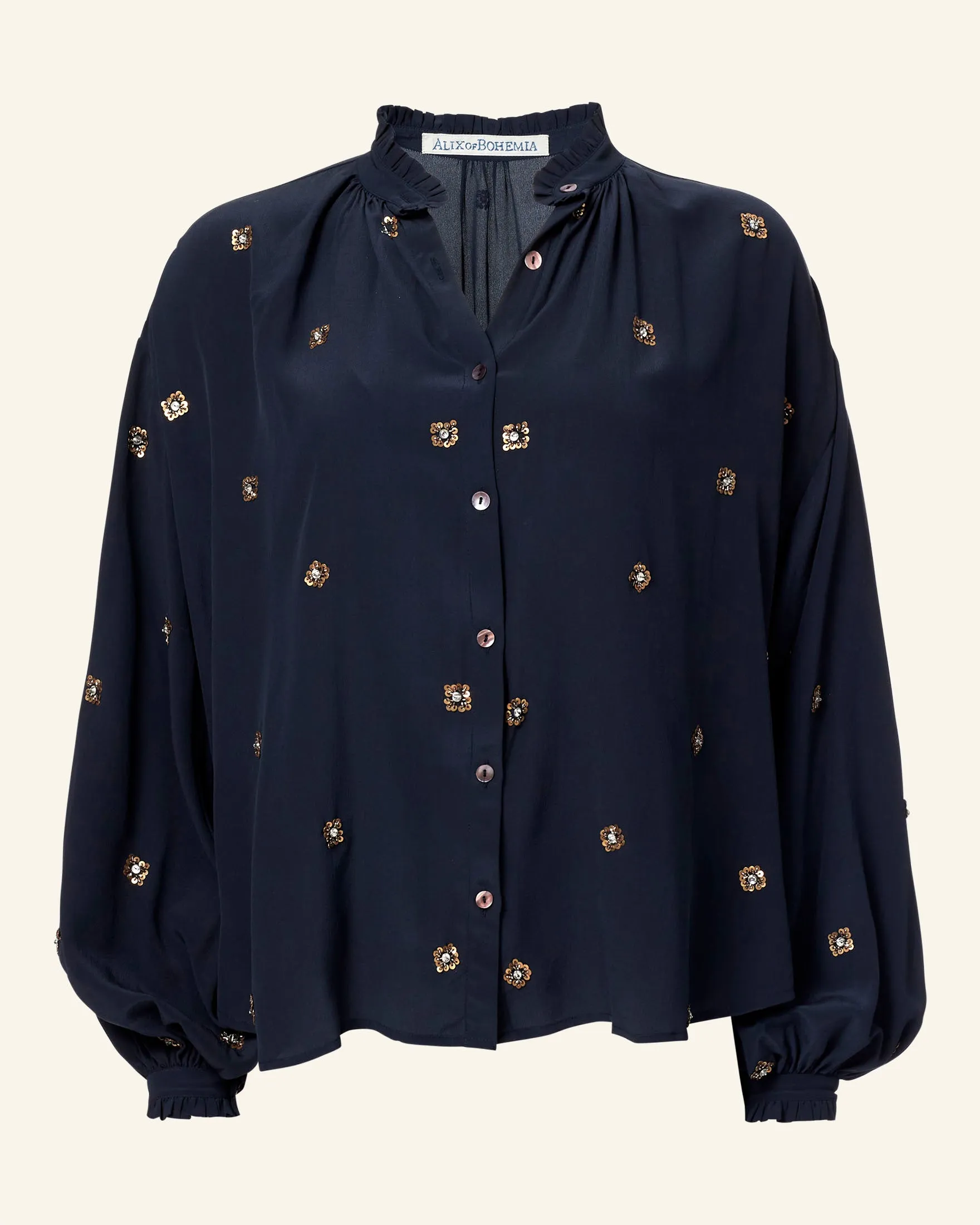 Poet Casino Night Blouse