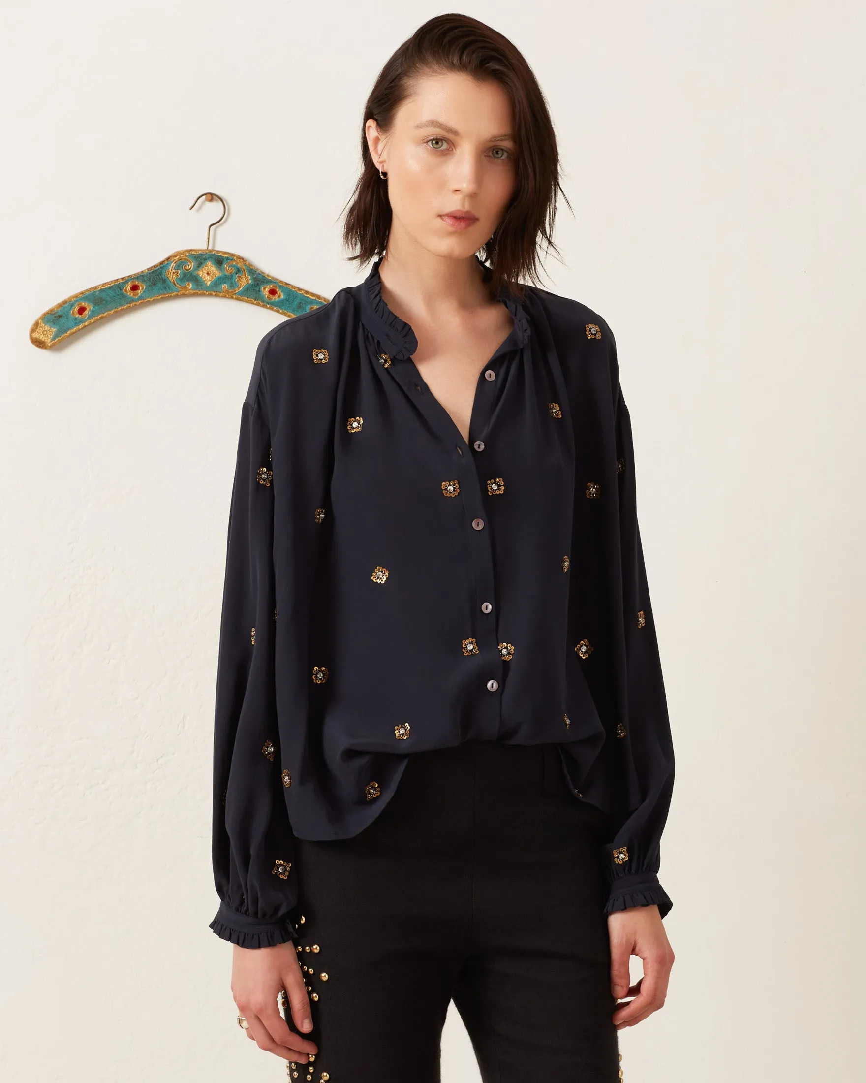 Poet Casino Night Blouse
