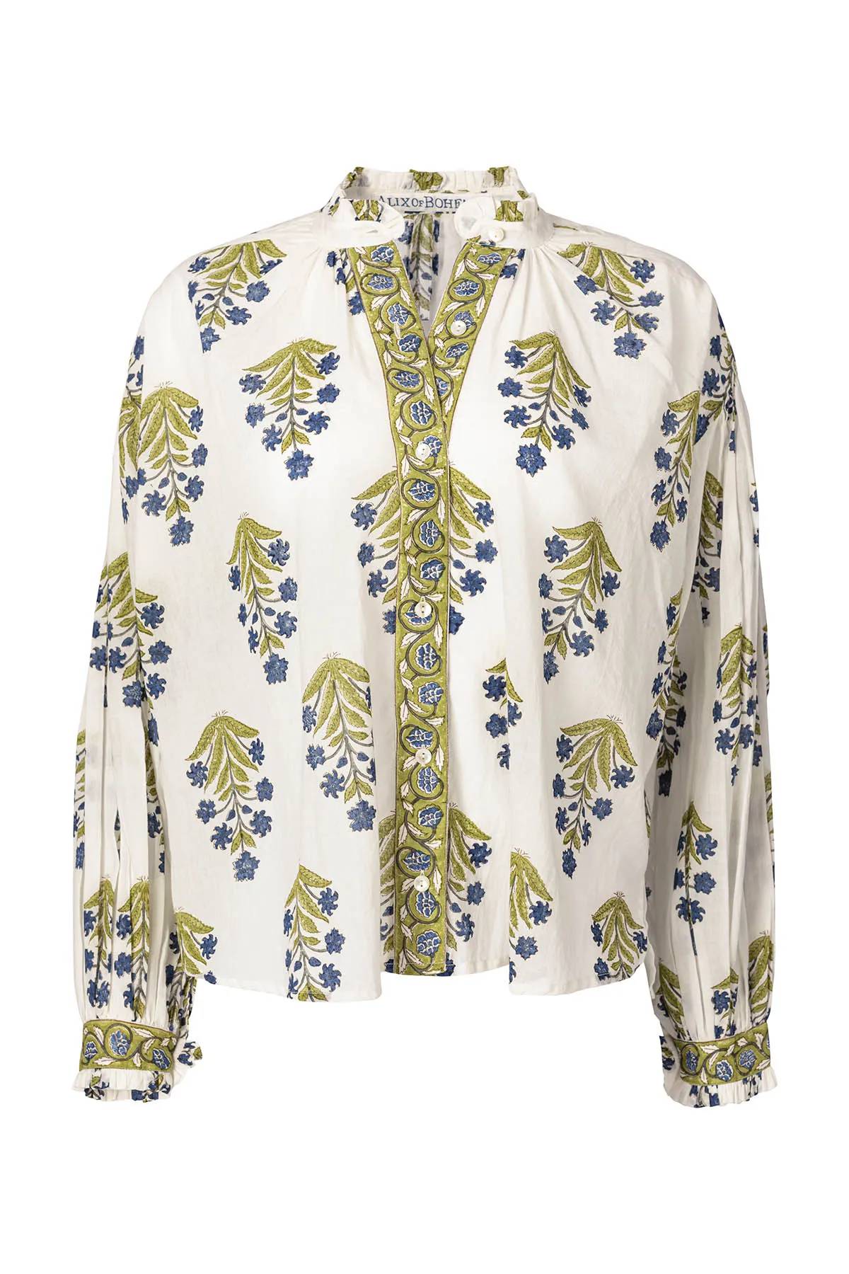 Poet Chartreuse Bloom Blouse